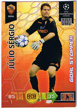 Goal Stopper, 2010-11 Adrenalyn Champions League, Julio Sergio