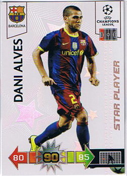 Star Player, 2010-11 Adrenalyn Champions League, Dani Alves