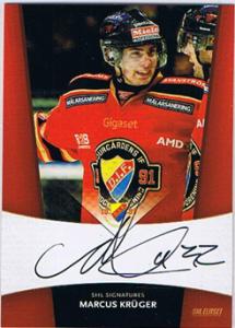 2010-11 SHL s.1 Signatures #04 Marcus Krüger, Djurgårdens IF