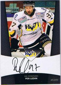 2010-11 SHL s.1 Signatures #18 Per Ledin, HV71
