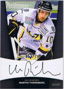2010-11 SHL s.1 Signatures #19 Martin Thörnberg, HV71