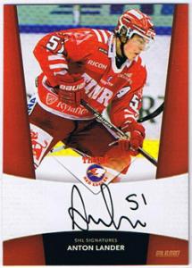 2010-11 SHL s.1 Signatures #17 Anton Lander, Timrå IK