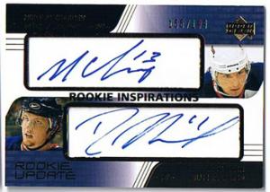 Rick Nash / Nikolai Zherdev RC 2003-04 Upper Deck Rookie Update #163 /199