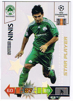 Star Player, 2010-11 Adrenalyn Champions League, Sotiris Ninis