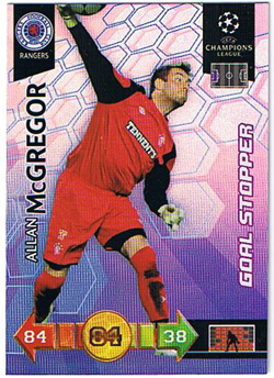 Goal Stopper, 2010-11 Adrenalyn Champions League, Allan McGregor