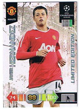 Limited Edition, 2010-11 Adrenalyn Champions League, Javier Hernandez