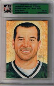 Marty Turco 2006-07 ITG Ultimate Memorabilia Artist Proof #99 10/10