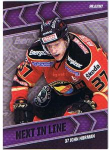 2010-11 SHL s.2 Next in Line #4 John Norman Djurgardens IF
