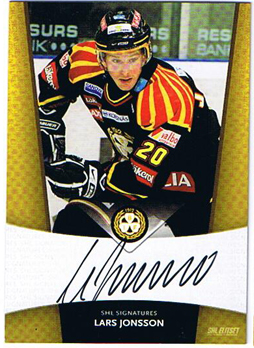 2010-11 SHL s.2 Signatures #06 Lars Jonsson Brynas IF
