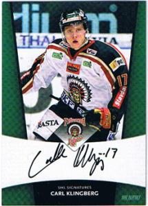 2010-11 SHL s.2 Signatures #09 Carl Klingberg Frölunda Indians