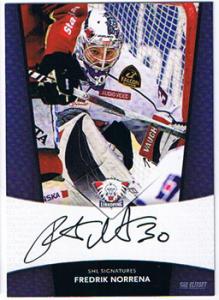 2010-11 SHL s.2 Signatures #16 Fredrik Norrena Linkopings HC