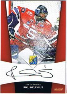 2010-11 SHL s.2 Signatures #22 Riku Helenius Sodertalje SK SP 80ex