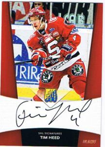 2010-11 SHL s.2 Signatures #23 Tim Heed Sodertalje SK