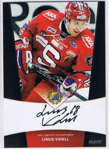 2010-11 SHL s.2 Limited Signatures #5 Linus Videll Sodertalje SK /25