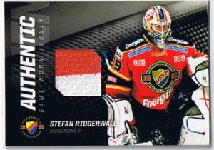 2010-11 SHL Jersey s.2 #2 Stefan Ridderwall Djurgardens IF (Red / White)