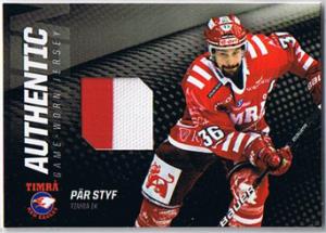 2010-11 SHL Jersey s.2 #3 Par Styf Timra IK (Red / White)