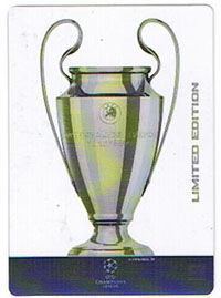 Trophy card - Limited Edition, 2010-11 Adrenalyn Champions League NB CONDITION