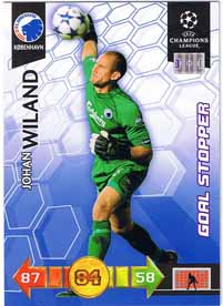 Goal Stoppers 2010-11 Adrenalyn Champions League Update, Johan Wiland