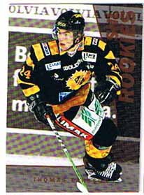 2006-07 SHL s.2 Rookies Tier 2 Copper #5 Thomas Larsson, Skellefteå AIK