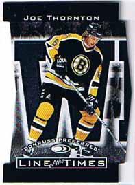 Joe Thornton 1997-98 Donruss Preferred Line of the Times #2B