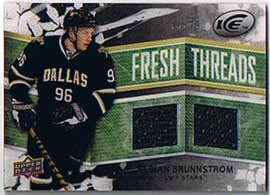 Fabian Brunnström 2008-09 Upper Deck Ice Fresh Threads Black Parallel #FTFB /25