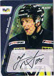 2007-08 SHL Signatures s.1 (B) #03 Johan Davidsson, HV71