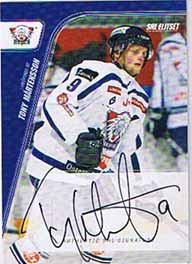 2007-08 SHL Signatures s.1 (B) #04 Tony Mårtensson, Linköpings HC