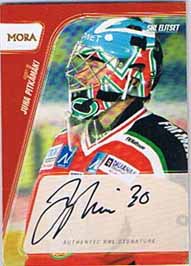 2007-08 SHL Signatures s.1 (B) #07 Juha Pitkamaki, Mora IK