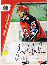 2007-08 SHL Signatures s.2 #02 Johan Sjodell-Wiklander Södertälje SK