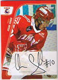 2007-08 SHL Signatures s.2 #14 Oscar Sundh Timrå IK
