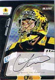 2007-08 SHL Signatures s.2 #25 Andreas Hadelov Skellefteå AIK