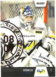 2008-09 SHL Red Edition Parallel #193 Stefan Liv