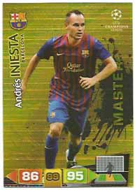 Master, 2011-12 Adrenalyn Champions League, Andres Iniesta