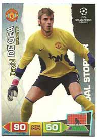 Goal Stopper, 2011-12 Adrenalyn Champions League, David De Gea