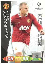 Star Player, 2011-12 Adrenalyn Champions League, Wayne Rooney