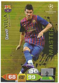 Master, 2011-12 Adrenalyn Champions League, David Villa