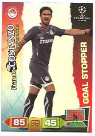 Goal Stopper, 2011-12 Adrenalyn Champions League, Franco Costanzo
