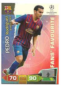 Fans Favourite, 2011-12 Adrenalyn Champions League, Pedro Rodriguez