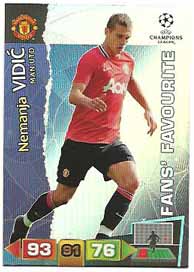 Fans Favourite, 2011-12 Adrenalyn Champions League, Nemanja Vidic