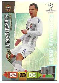 Fans Favourite, 2011-12 Adrenalyn Champions League, Sergei Ignashevich