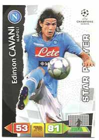 Star Player, 2011-12 Adrenalyn Champions League, Edinson Cavani