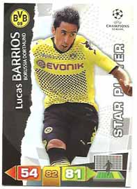 Star Player, 2011-12 Adrenalyn Champions League, Lucas Barrios