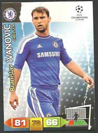 Grundkort Chelsea, 2011-12 Adrenalyn Champions League, Branislav Ivanovic