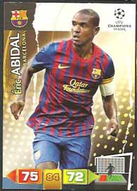 Grundkort Barcelona, 2011-12 Adrenalyn Champions League, Eric Abidal