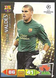 Grundkort Barcelona, 2011-12 Adrenalyn Champions League, Victor Valdes