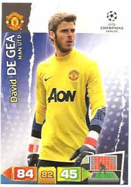 Grundkort Manchester United, 2011-12 Adrenalyn Champions League, David De Gea