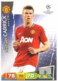 Grundkort Manchester United, 2011-12 Adrenalyn Champions League, Michael Carrick