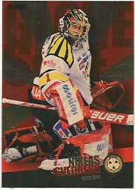 2011-12 SHL s.1 Glove Saves Gold #02 Niklas Svedberg Brynäs IF