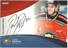 2011-12 SHL s.1 Signatures #01 Daniel Brodin Djurgården