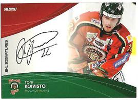 2011-12 SHL s.1 Signatures #05 Toni Koivisto Frölunda